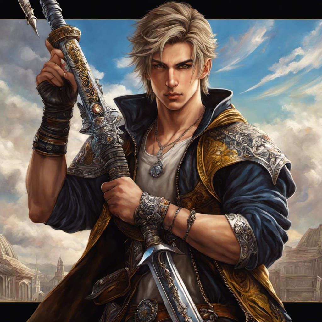 British Lad as Final Fantasy Character Portrait