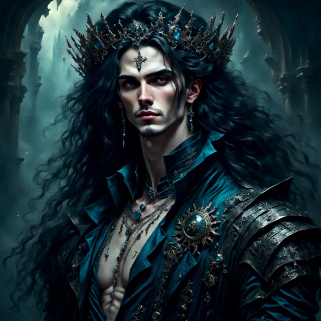 Dark King of the Sea in Fairytale Style