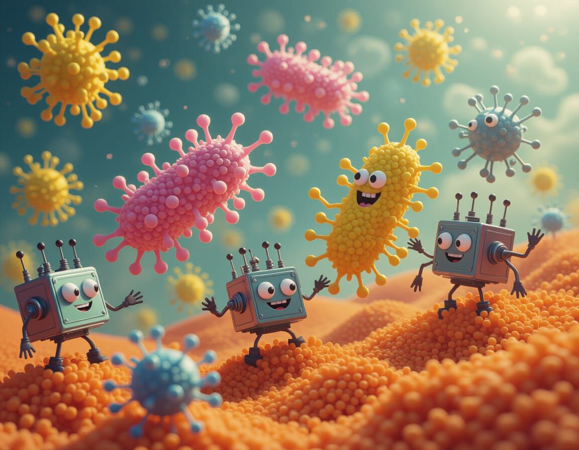 Microbes Engage in Dimensionless Qualities with Professor Od...