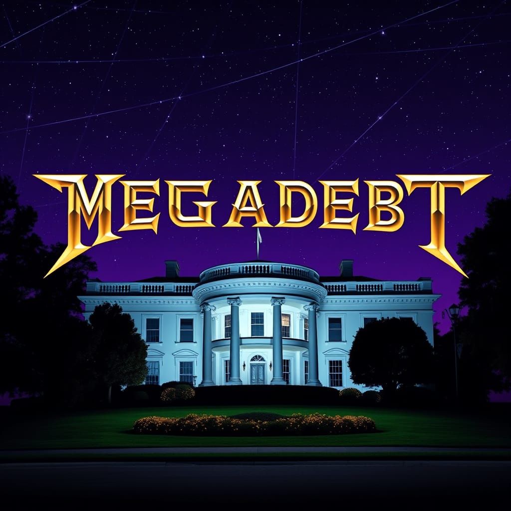 MEGADEBT Logo at the White House