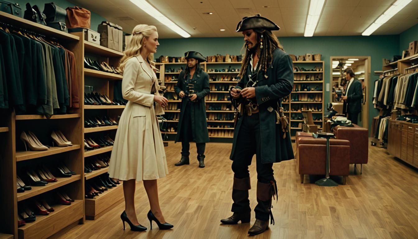 Double Down Captains Jack Sparrow the Pirates, working as a ...