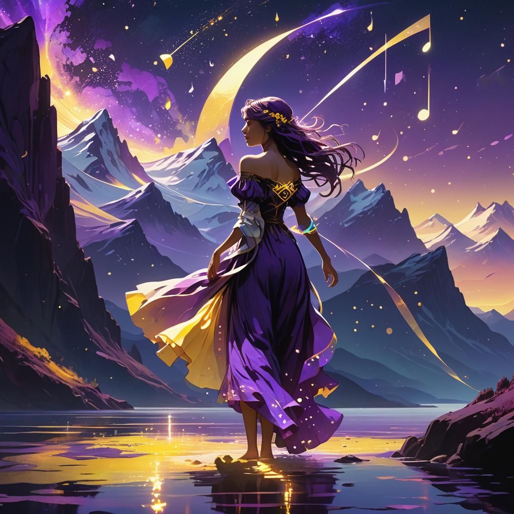 Musical Landscape Concept Art in 8K