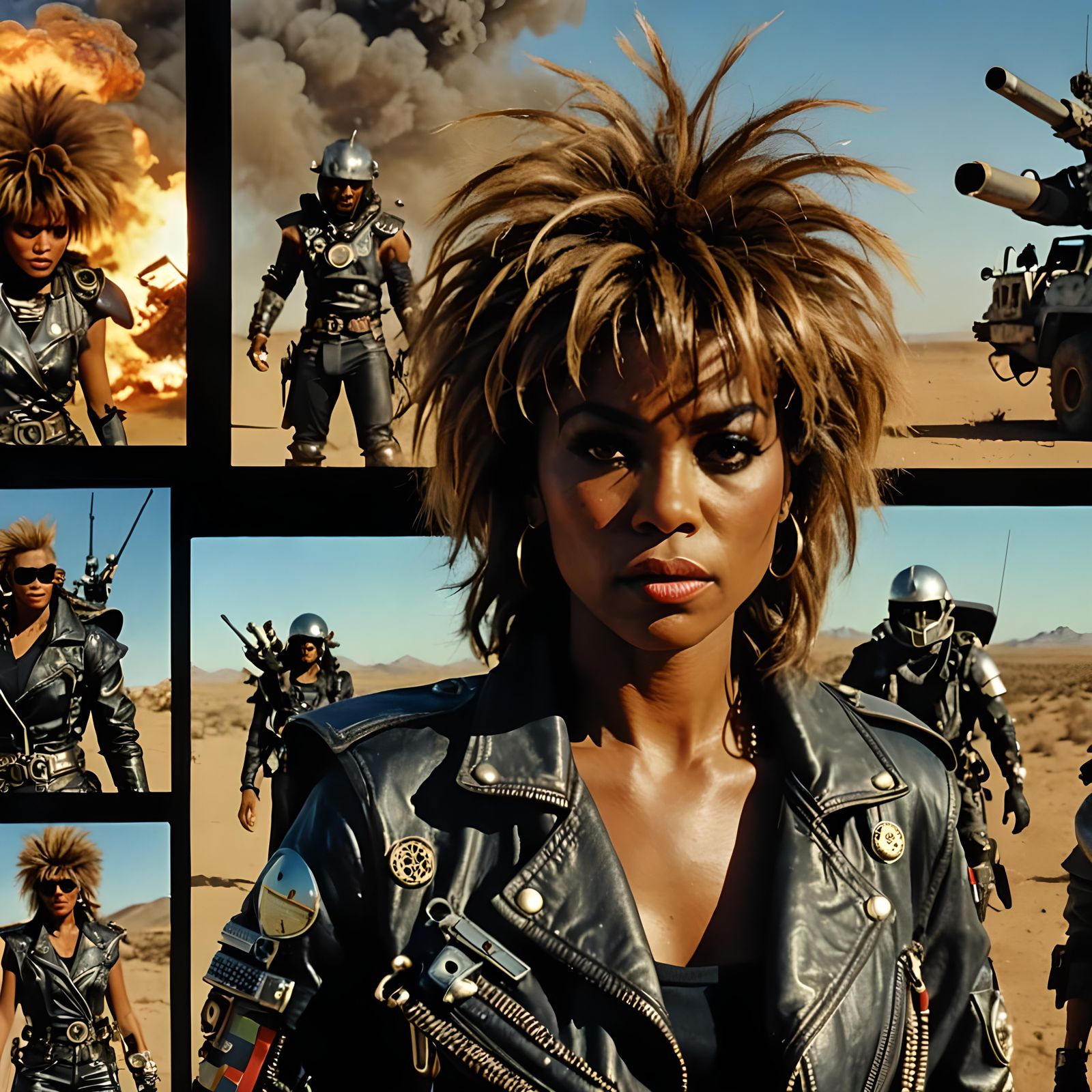 Young Aunty Entity, Collage