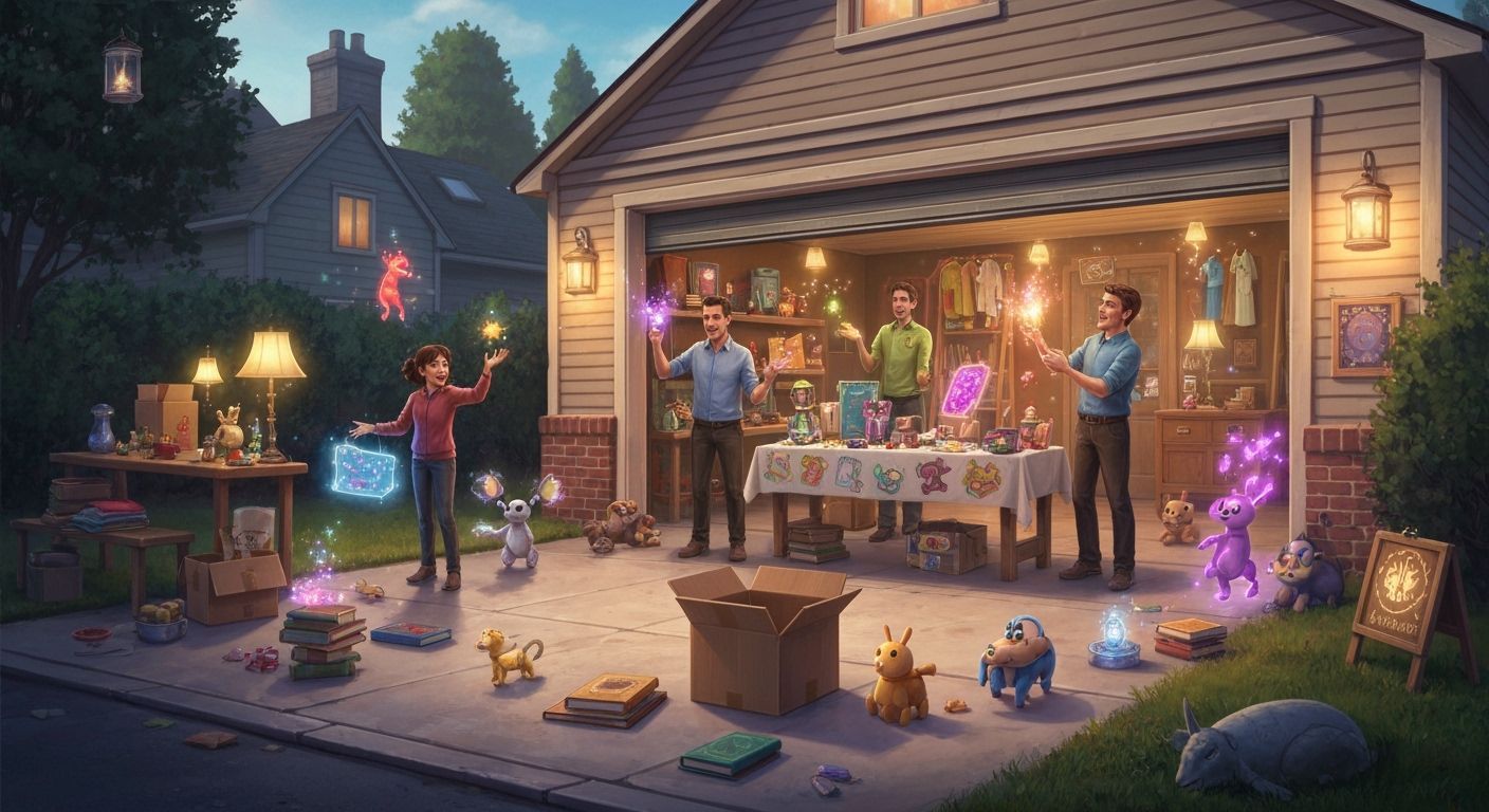 Magical Garage Sale: Enchanted Objects & Levitation