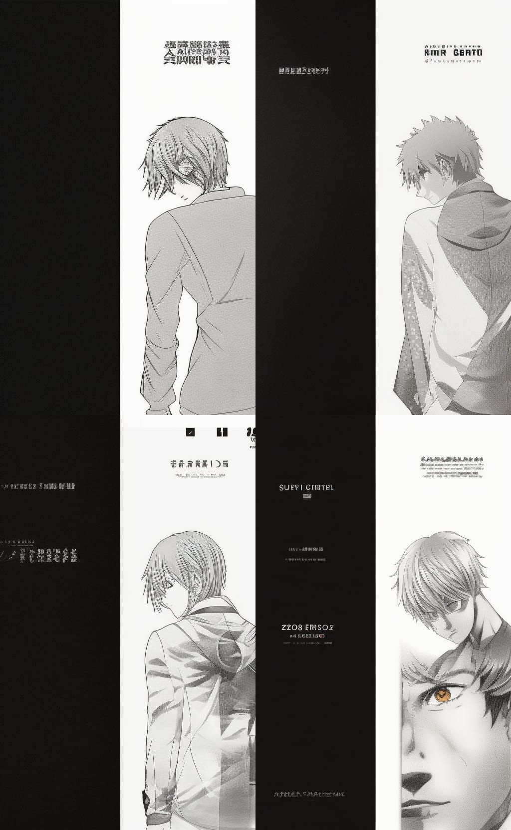 Anime Style: Sad Boy Overwhelmed