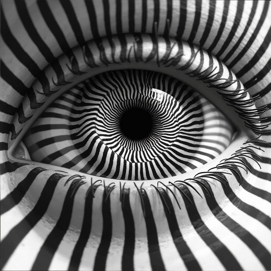 Impossible Escher Staircase Eye Optical Illusion