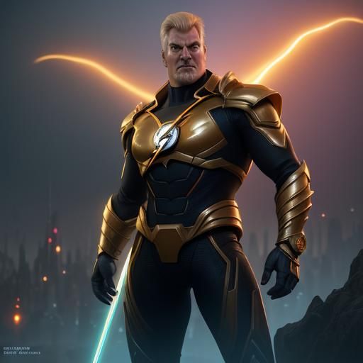 Flash Gordon in Sci-Fi City: Digital Concept Art