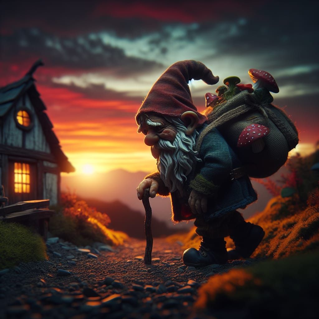 Gnome's Journey at Breaking Dawn