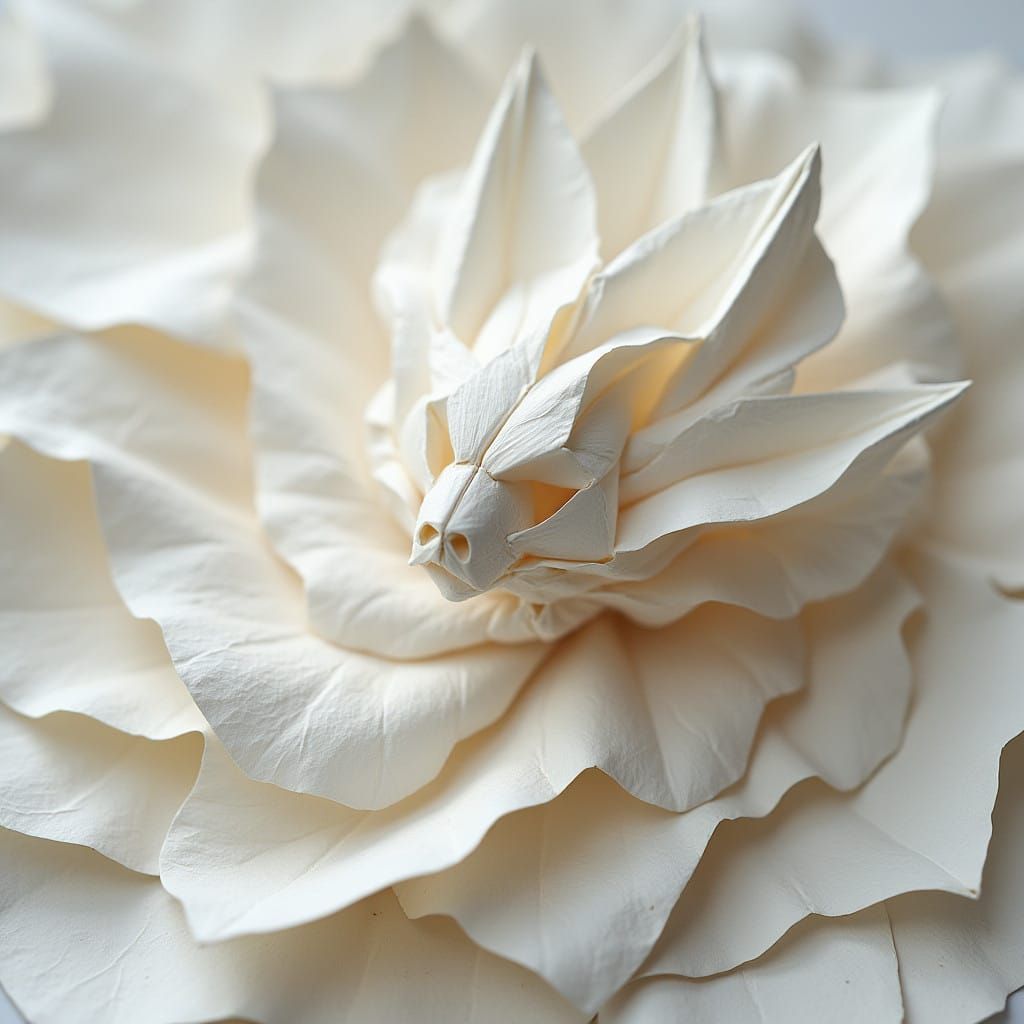 Origami Stationery in Dreamy, Ethereal Style