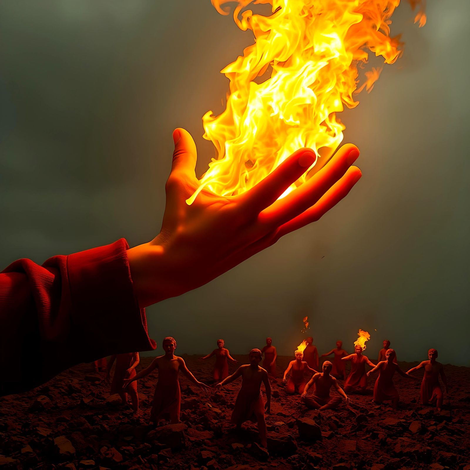 Infernal Hand of Fire Reaches for Humans