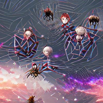 Infinite Spiders Generated by AI