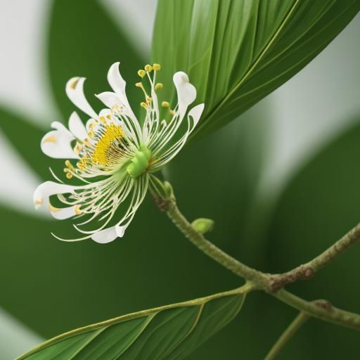 Alphitonia Excelsa: Close-Up of Leaf and Flower Buds