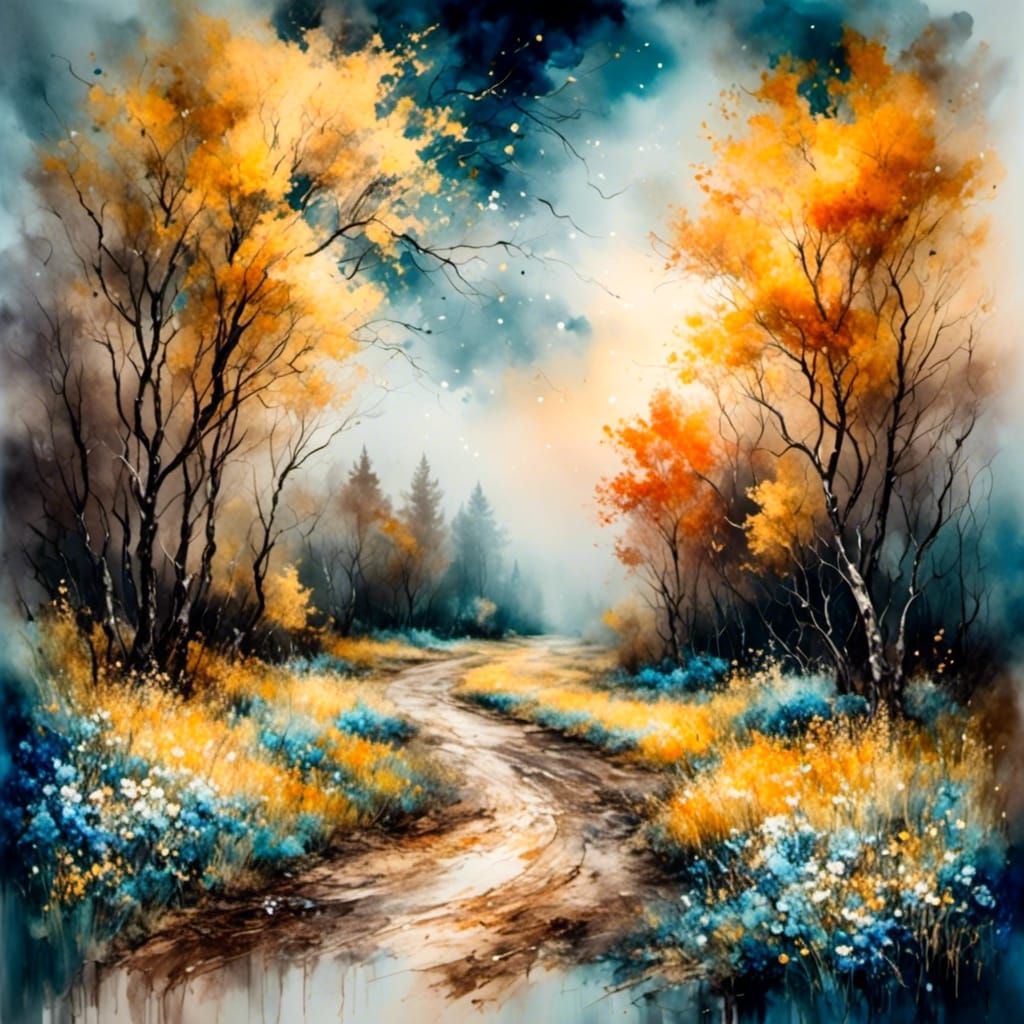 Country dirt road