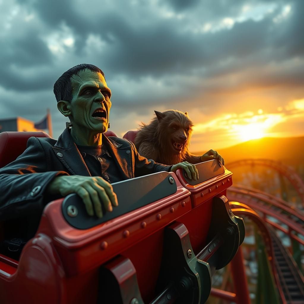 Monsters on a Roller Coaster Ride