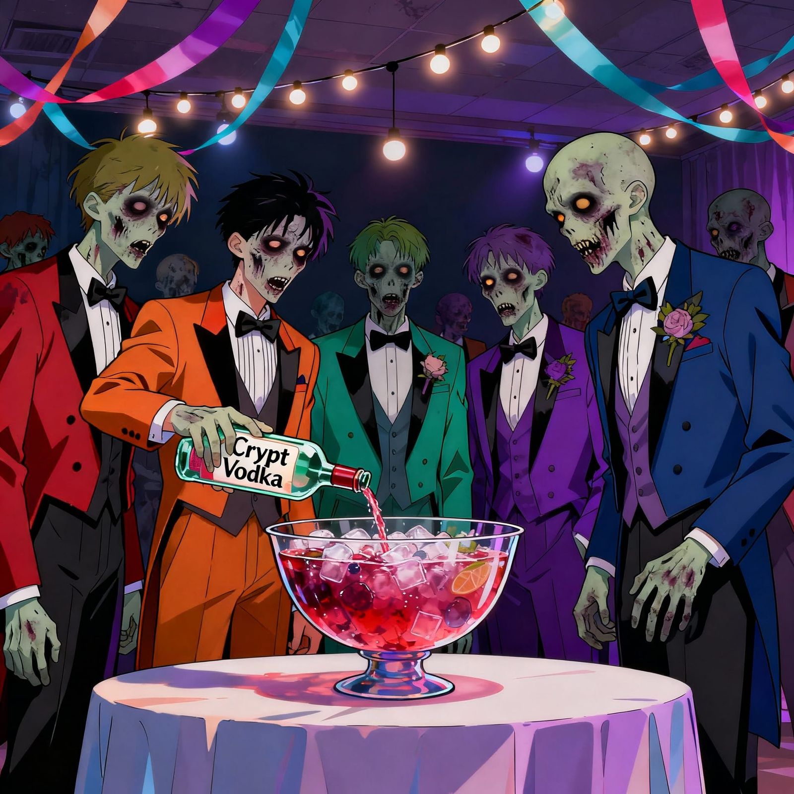 Zombie Prom Night Celebration with Crypt Vodka