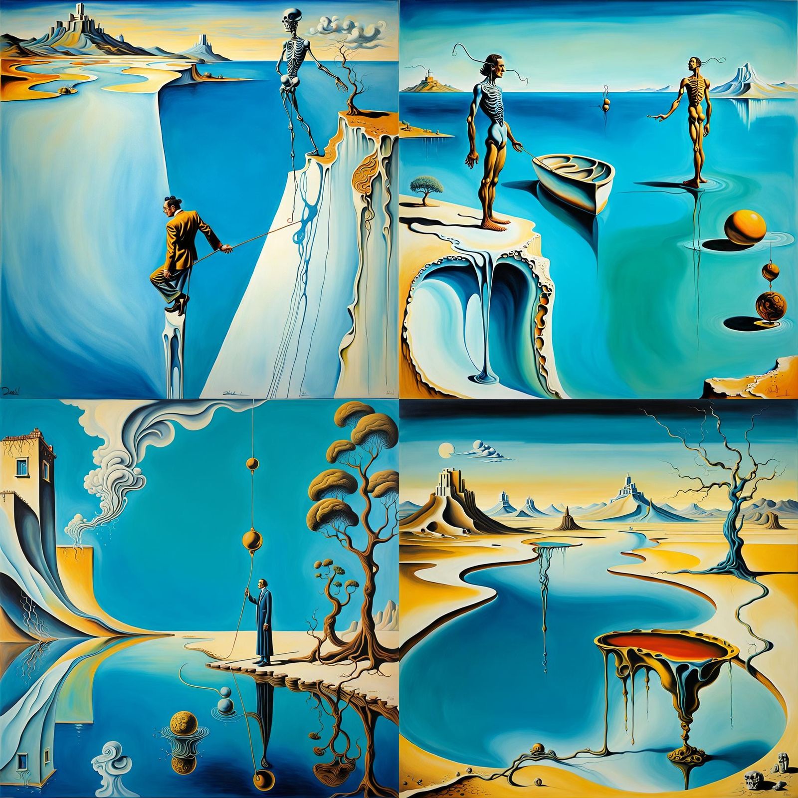 Surreal Lifelines in Salvador Dali Style
