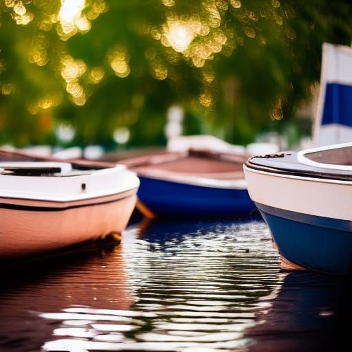 Boats in Natural Light: Professional Photography