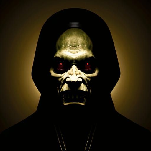 Monstrous Villain Haunts in Hyperrealistic Horror Photograph...