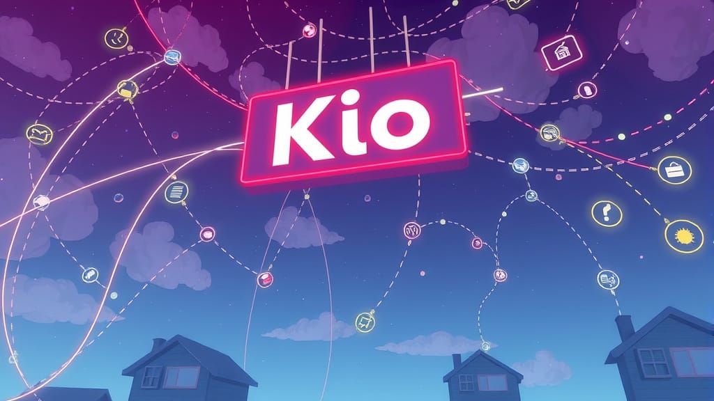 Cyberpunk IoT Devices Connect with Household Items Under Kio...