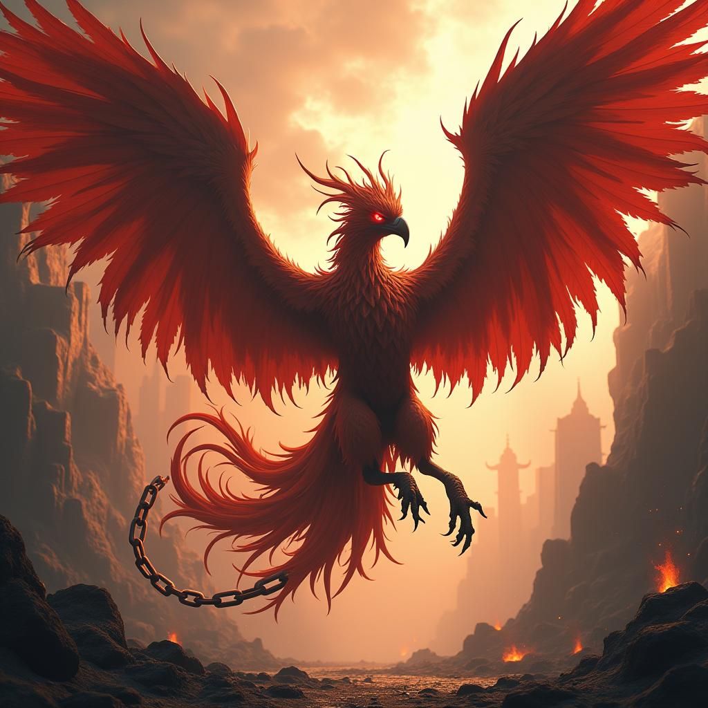 Dark Phoenix Emerges from Underground Cavern