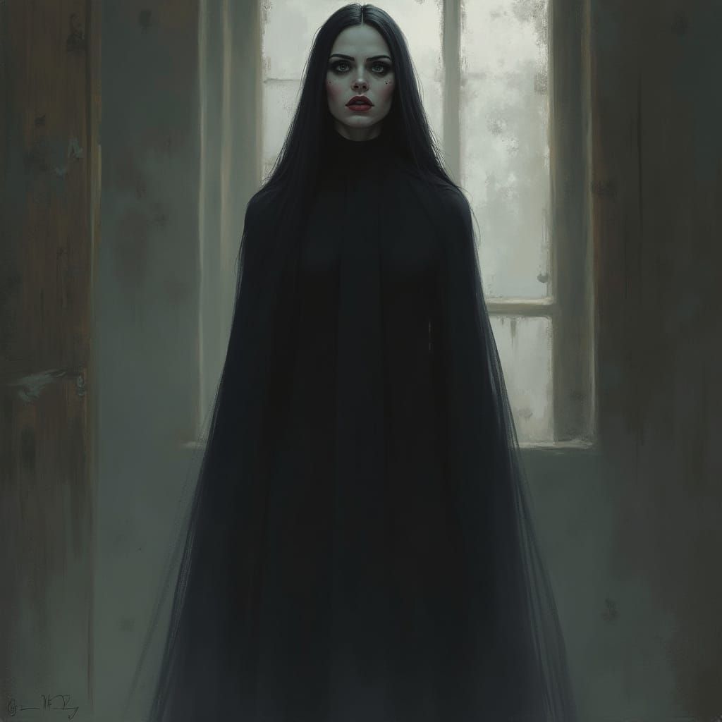 Mysterious Betty Boo in Dark Fantasy Art