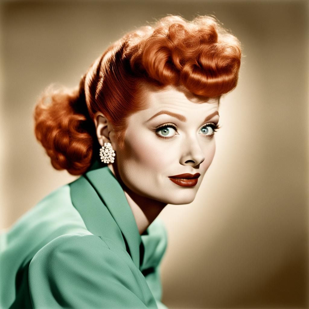 Lucille Ball the Beautiful Redhead