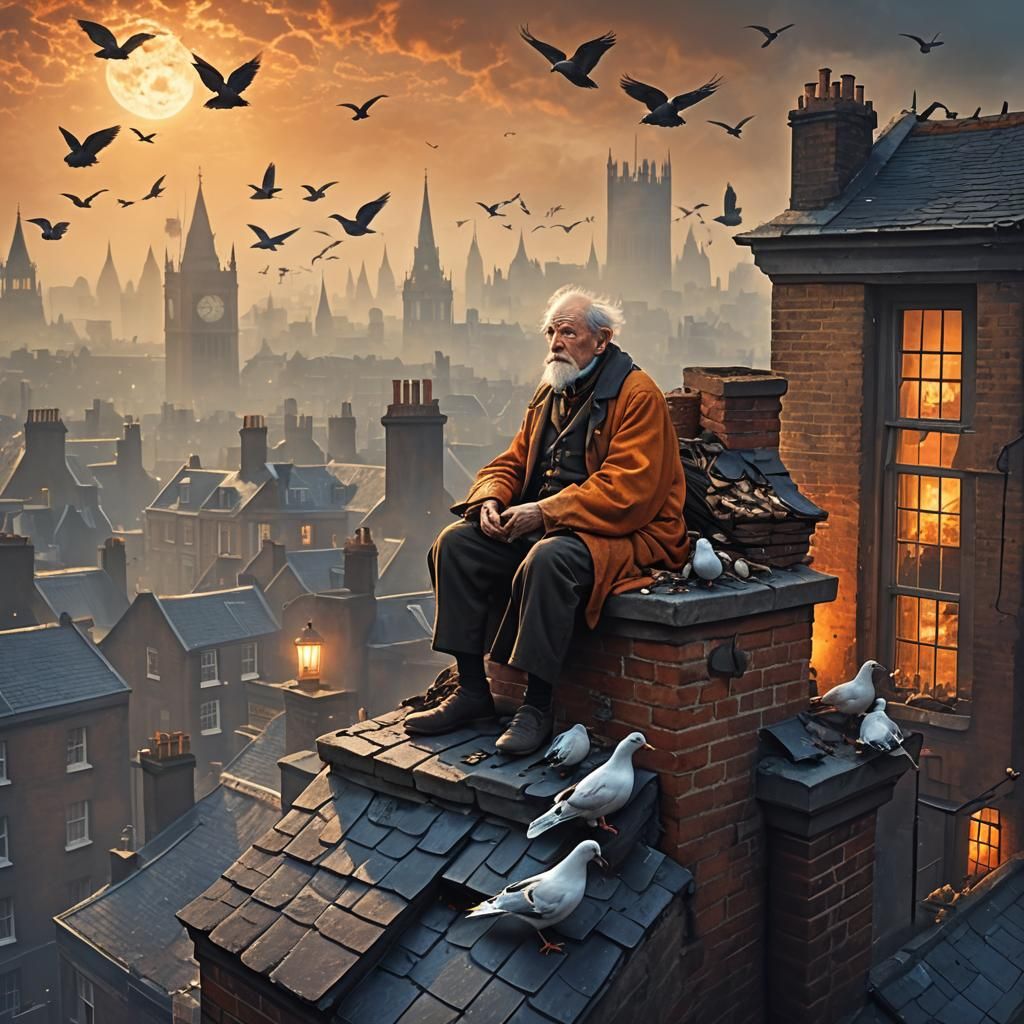 Luminescent Chimney Dweller in Victorian London