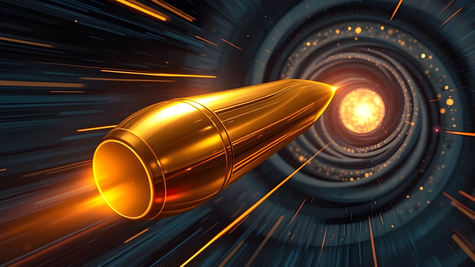 Golden Bullet Racing into Cosmic Vortex