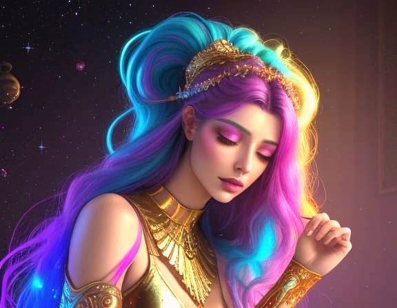 Roman Dancer Honoring Apollo in Cosmic Hall