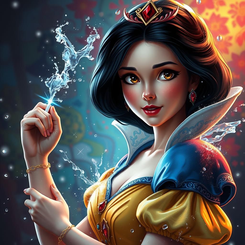 Make cartoon Snow White