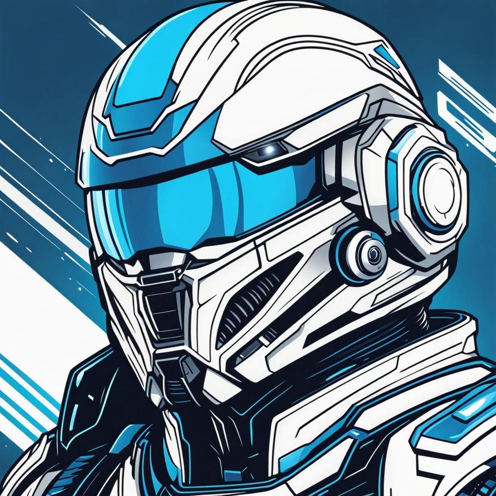 Futuristic Sci-Fi Soldier in Detailed Digital Art