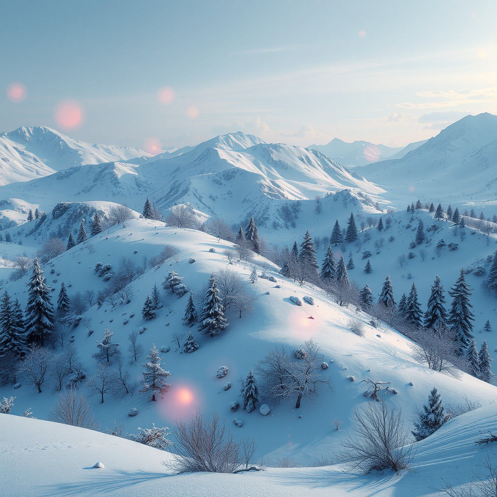 Beautiful Girl with Braids by Lake, Detailed Digital Art