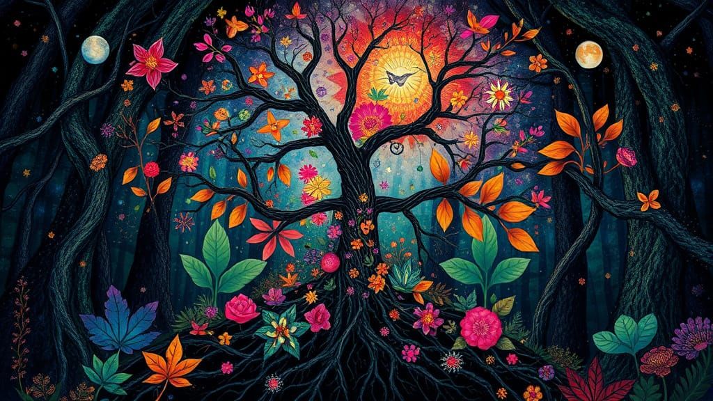 Ethereal Mindscapes: A Vibrant Fantasy Kingdom