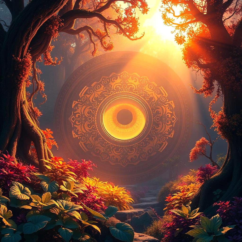 Morning Eye: A Detailed Matte Painting