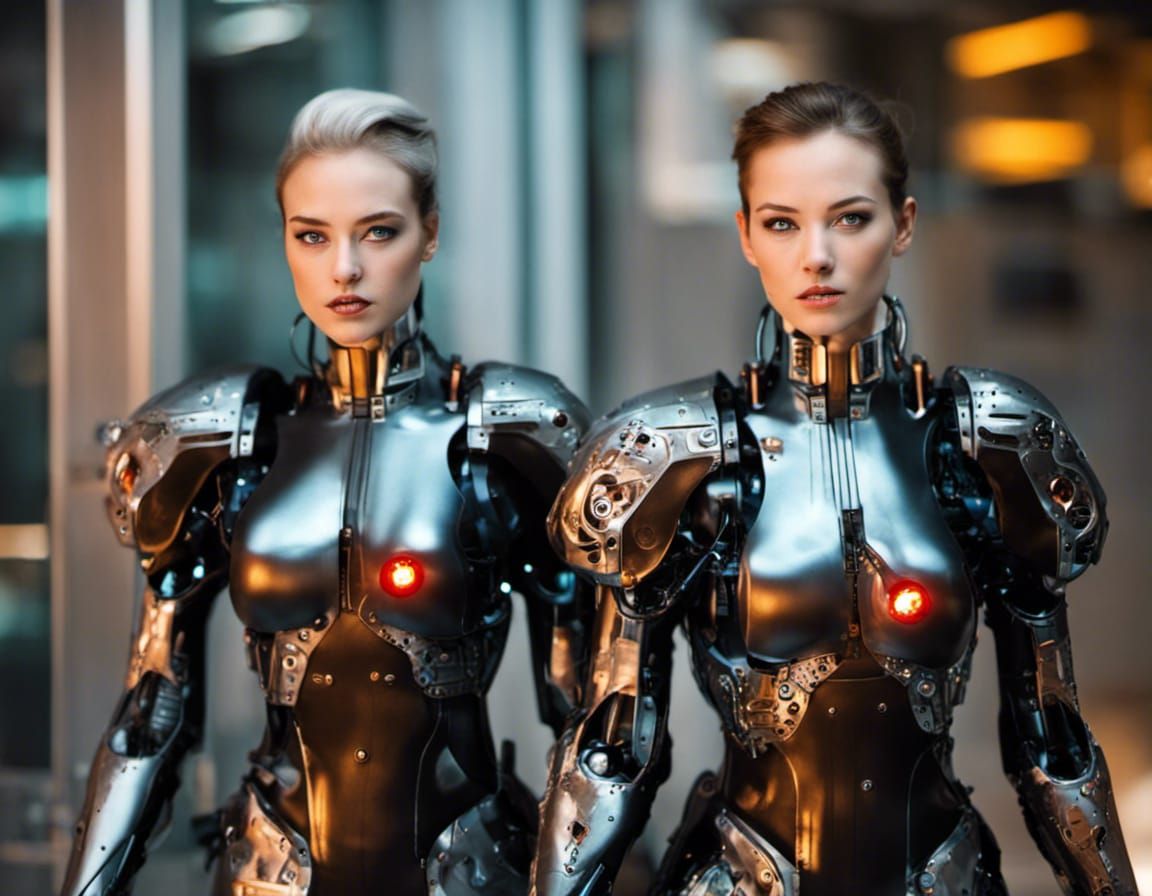 robotic cyborg ladies 2