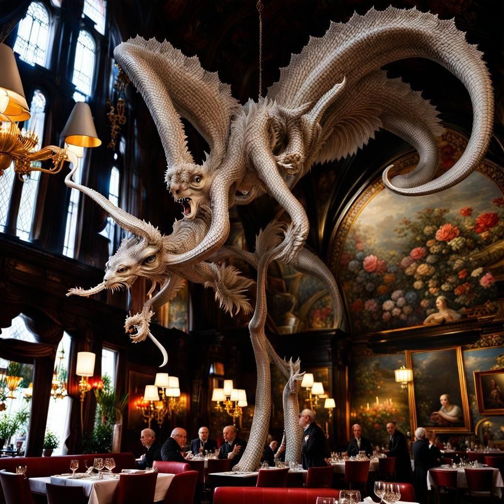 Surreal Alien Feast at Bistro Bizzarro