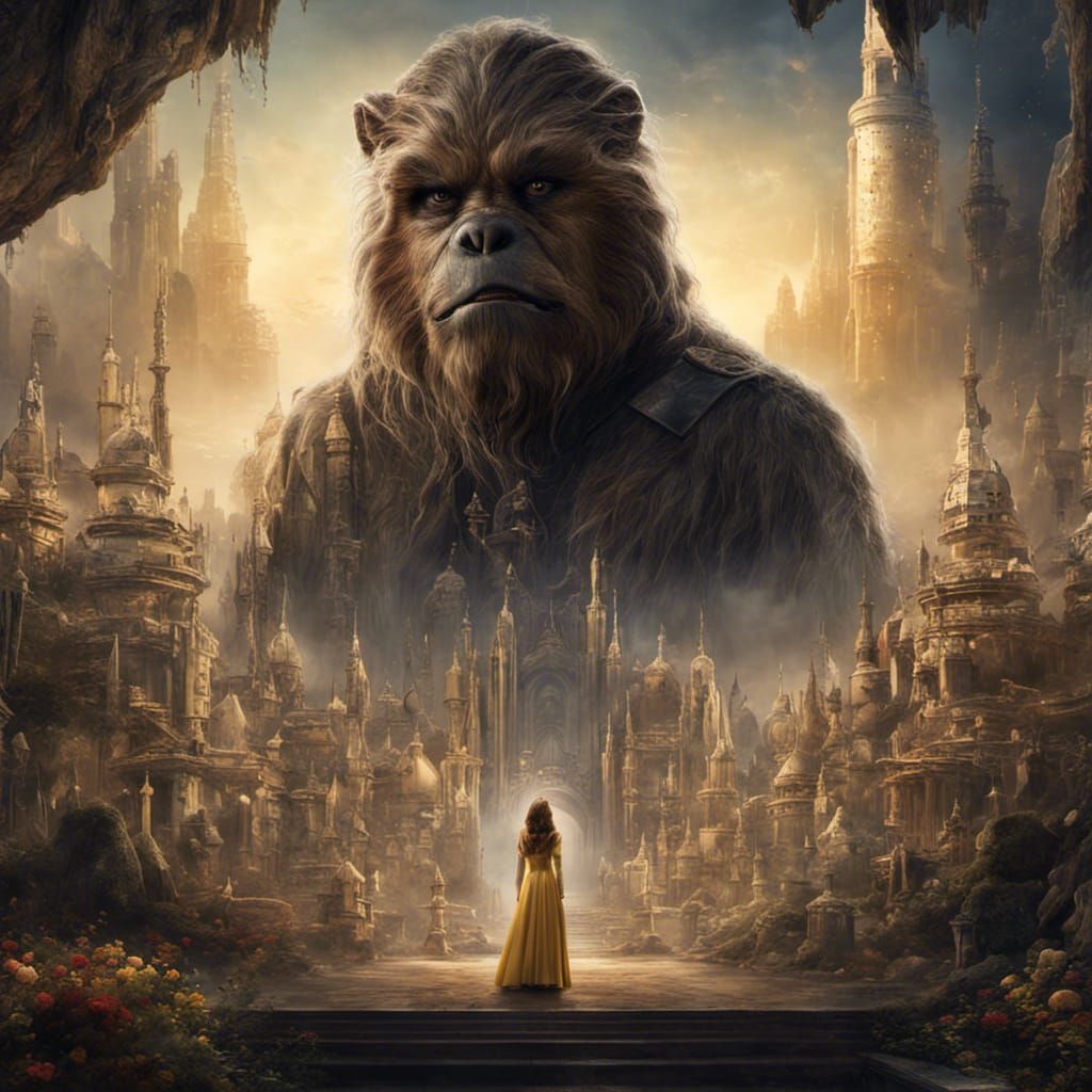 Star Wars Meets Beauty and the Beast Poster