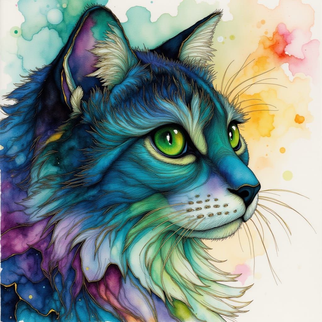 <lora:CalliFlow:1.0> <lora:Neurographic Ink - 2:1.0> Close 3...