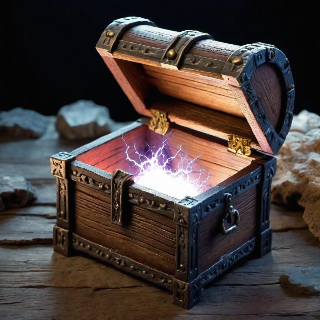 Magical Power Emanates from Ancient Oak Chest