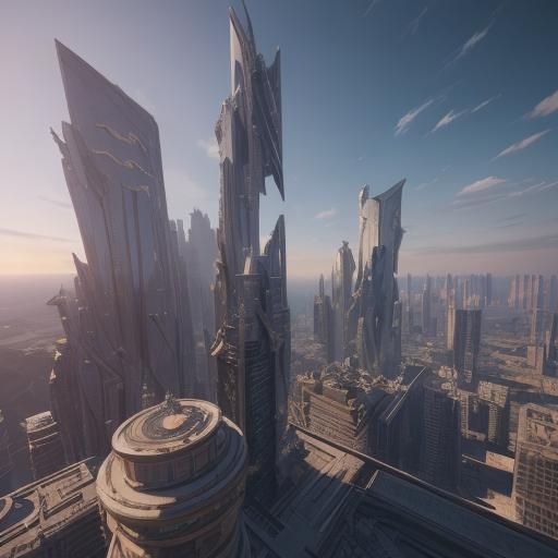 Epic 8K 3D Skyline in Luxury Penthouse