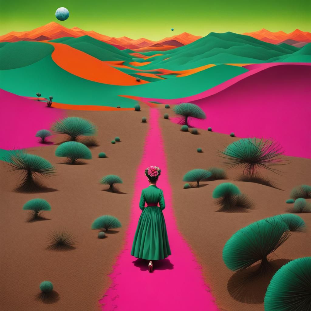 Surreal Walk Through a Fantastic Planet