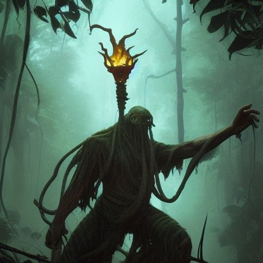 Sinister Jungle Ring Wraith with Torch