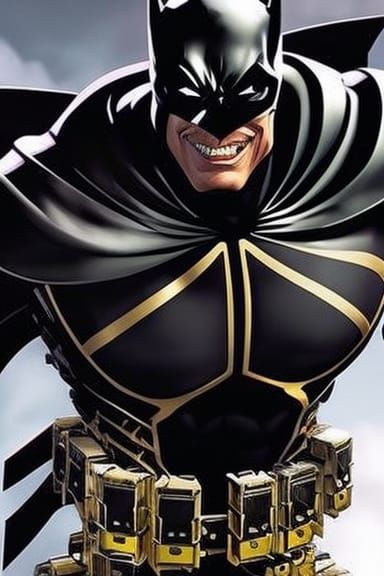 Batman Who Laughs Carnage Comic Book Portrait