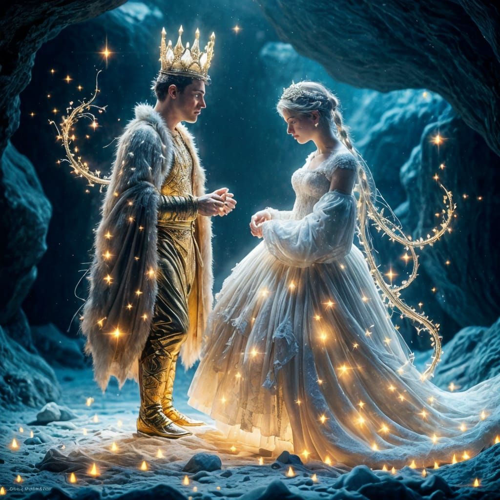 Soviet Prince in Opulent Russian Traditional Attire Stands i...