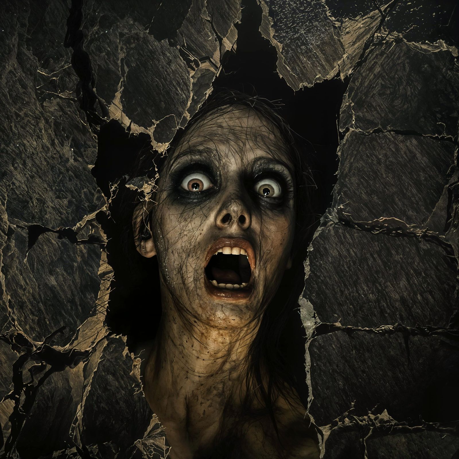 Claustrophobic Scene Exemplifying Fear of Enclosed Spaces