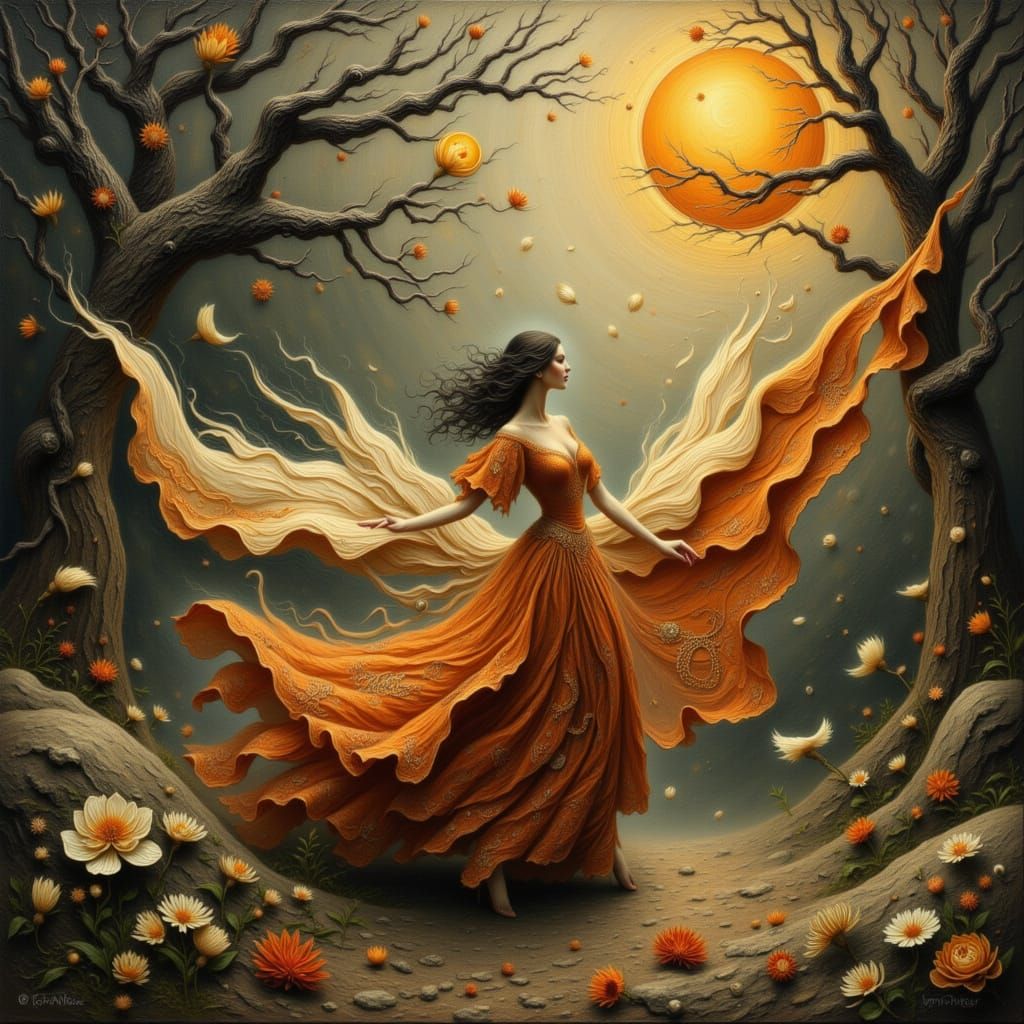 Slavic Dancers Perform Rite of Spring in Photorealistic Styl...