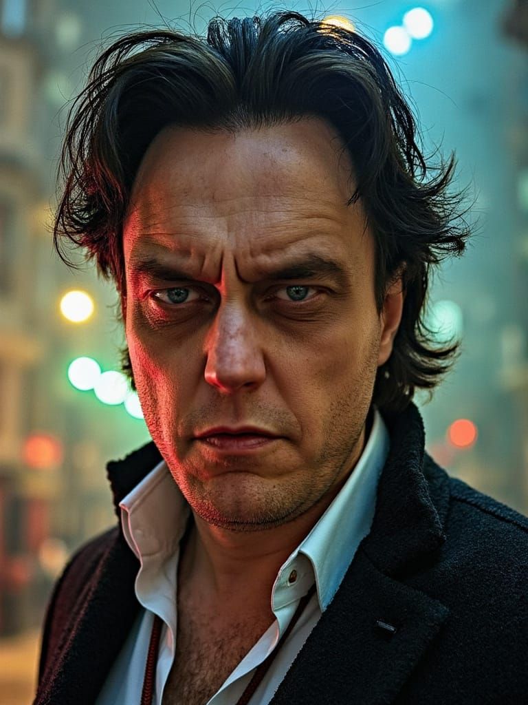 Handsome Hedge Fund Manager in Hyperrealistic Style