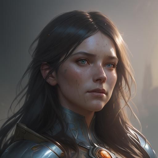 Hyperdetailed Portrait with Dynamic Lighting