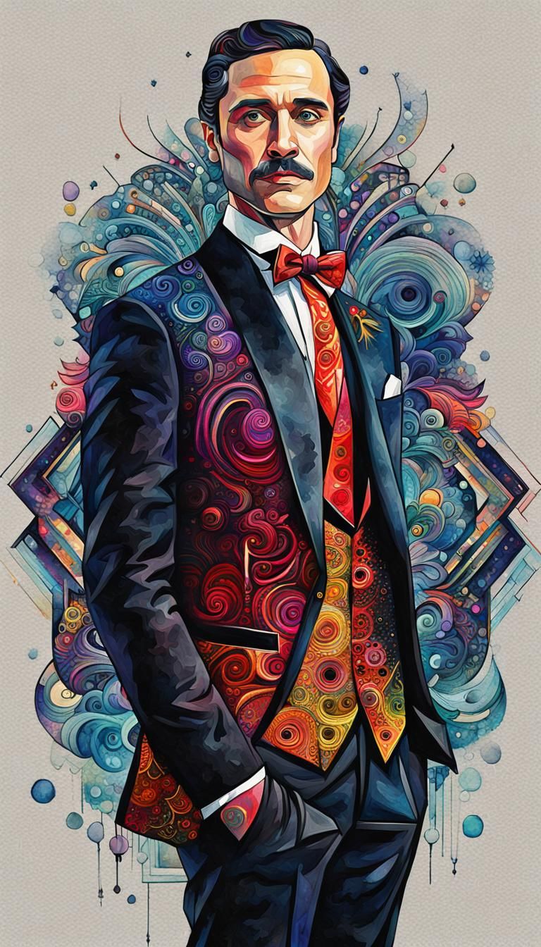 Bugsy's Tuxedo at the Met Gala: Expressionist Impasto Painti...