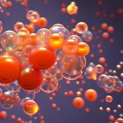 Ethereal Soap Bubbles in Bright Digital Art